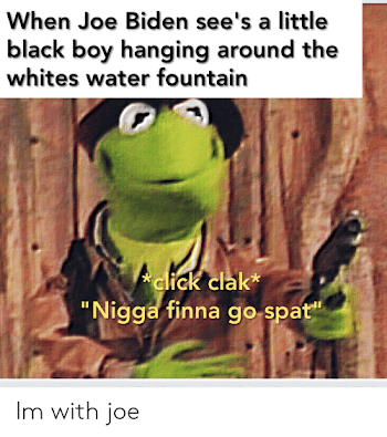 When Joe Biden See's a Little Black Boy Hanging Around the Whites ...