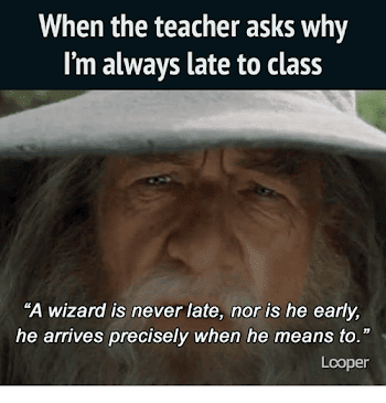 When the Teacher Asks Why I'm Always Late to Class a Wizard Is ...