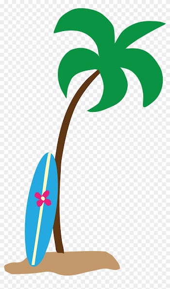 Where Are Students Going For Spring Break - Palm Tree Beach Clip Art