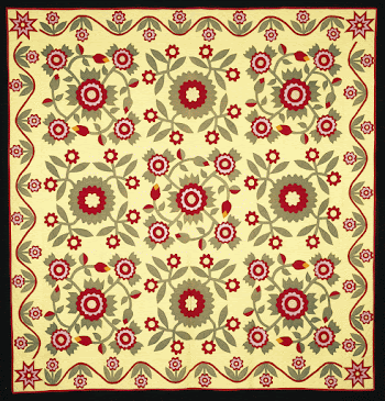 Whig Rose Variations Quilt (ca. | Free Photo - rawpixel
