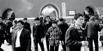 While walking through The Forbidden City, I got the sudden urge to stop and turn around. 