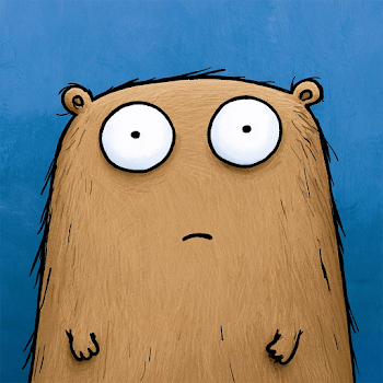 Whimsical Capybara-like Rodent with Puzzled Expression