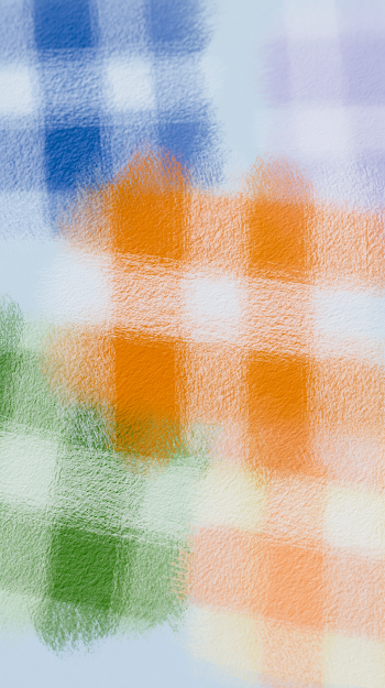 Whimsical Cozy Fall Gingham Pattern