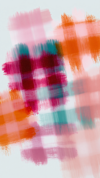 Whimsical Fall Gingham Pattern