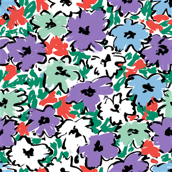 Whimsical Floral Doodle Pattern