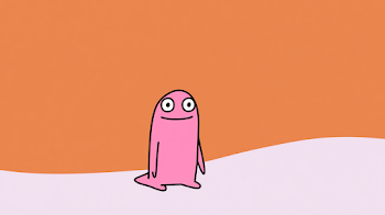 Whimsical Pink Character
