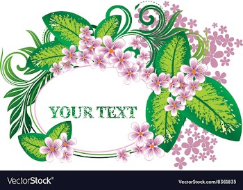 Whimsical Pink Floral Design vector image