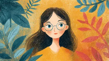 Whimsical Woman with Eyewear in Nature Whimsical Woman with Eyewear in Nature