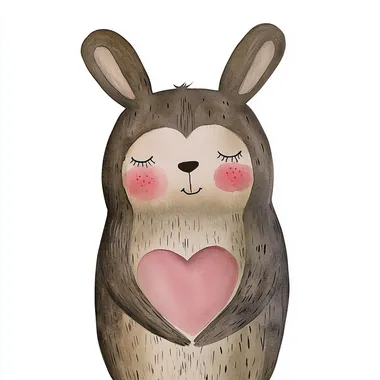 Whimsical Woodland Animals for Valentine's Day