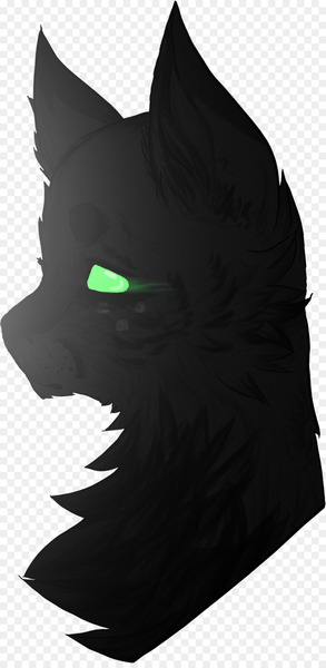 Whiskers Cat Black Character Snout - cat 