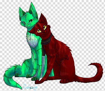 Whiskers Cat Dragon Cartoon, Autumn Deep Forest transparent background PNG clipart