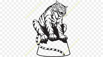 Whiskers Cat Tiger Clip art Illustration - snag flag 