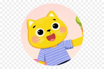 Whiskers Cat Yellow Product Cartoon - baking cartoon 