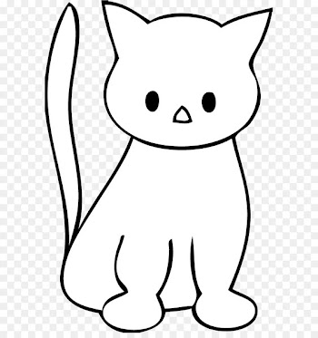 Whiskers Domestic short-haired cat Digital stamp Coloring book - Cat Broom Coloring Pages 