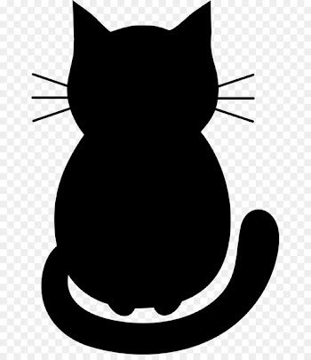 Whiskers, Domestic Shorthaired Cat, Cat, Black Cat PNG