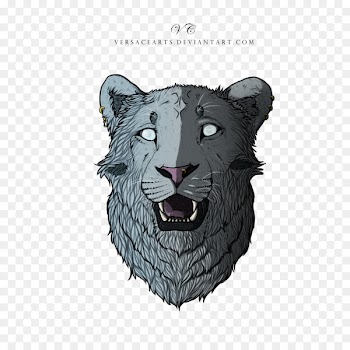 Whiskers Lion Snout Puma Black Panther - lion 
