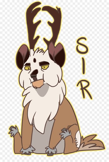 Whiskers Puppy Cat Dog Illustration - stubborn background 