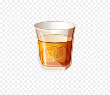 Whiskey Cocktail Tea Juice Baijiu - Transparent glass beer vector free download 