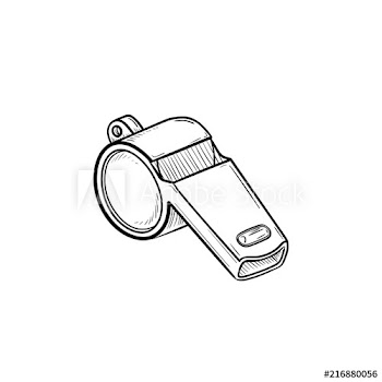 Whistle hand drawn outline doodle icon