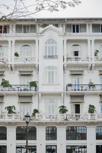 White 3-storey Building