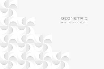 White 3D geometric modern background | Free stock vector - 580693