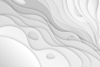 White abstract background in 3d paper style Free Vector