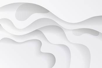 White abstract background in 3d paper style Free Vector