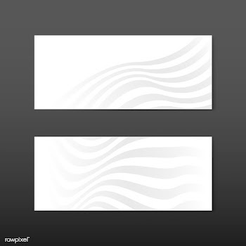 White abstract banner design vectors | Free stock vector - 538093
