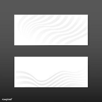 White abstract banner design vectors | Free stock vector - 538188