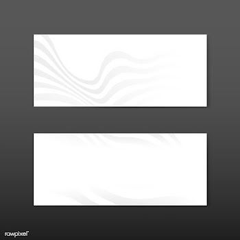 White abstract banner design vectors | Free stock vector - 538204