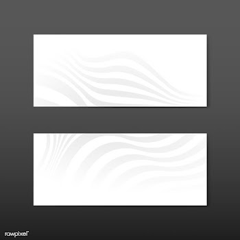 White abstract banner design vectors | Free stock vector - 538242