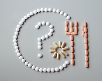 White and Beige Medicine