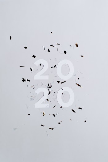 White and Black 2020 with Confetti