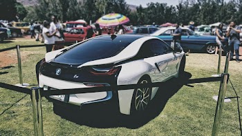 White and Black Bmw Luxury Car