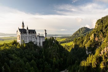 white and black castle