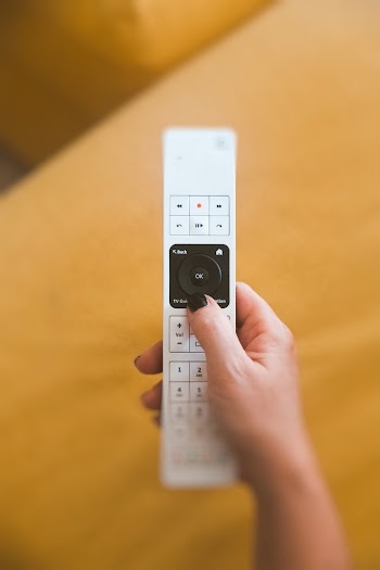 White and Black Remote Control