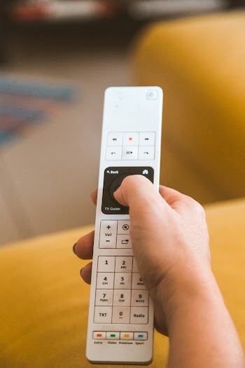 White and Black Remote Control