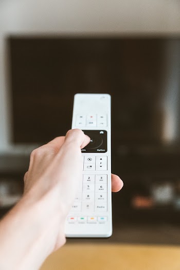 White and Black Remote Control