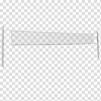 White and black sport net art, Rectangle Line, volleyball net transparent background PNG clipart
