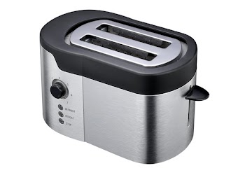 White and Black Two Sliced Bred Toaster