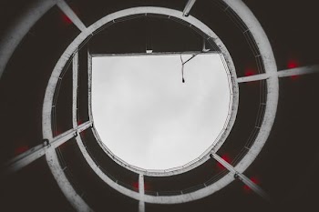 white and black wall