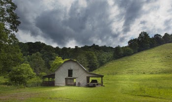 White and Black Wooden House