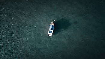 White and Blue Boat