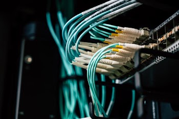 White and Blue Cables