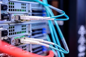 White and Blue Cables