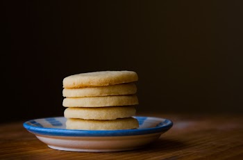 White and Blue Ceramic Saucer
