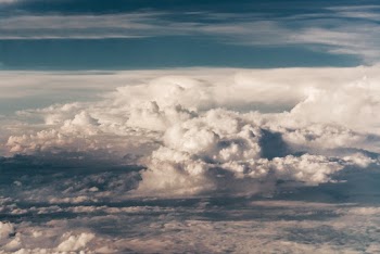 White and Blue Clouds