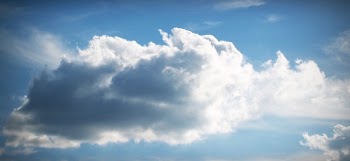 White and Blue Cloudy Sky