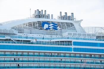 White and Blue Ship