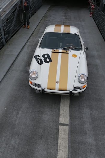 white and brown car